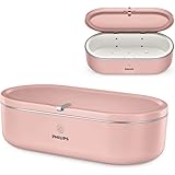 Philips(フィリップス) 除菌ケース UVC 紫外線 ボックス 除菌ライト スマホ マスク 小物 携帯 家庭用 除菌効果 安全センサー付き【1年間損害賠償保険付】 ピンク