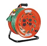 日動 特殊機能付電工ドラム アースチェックリール アース付 30m GNFE34