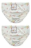 【あるこんたるこん】 ナチュラル コットン ベビー キッズ ジュニア パンツ ローラ 女の子 ショーツ ２枚セット (100)