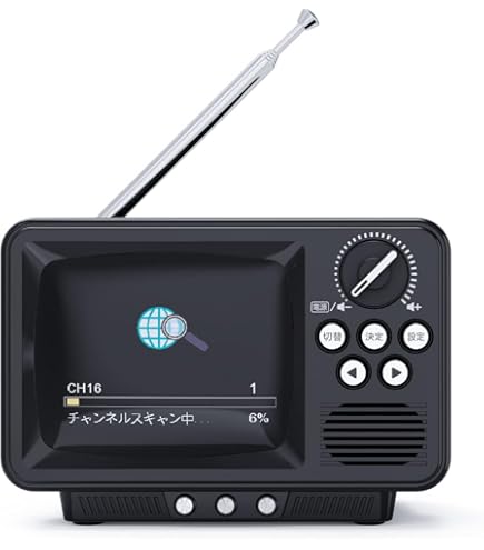 Amazon | WINTECH(ウィンテック)【レトロデザインワンセグテレビ】 TVR