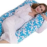 balakie妊婦枕、Mom Cozy合計ボディ枕 – 産後マタニティ/妊娠枕 – Prenatal Side Sleeper U型枕/ Utero枕 125*70*20 cm LLA-5088