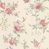 Mirage 991-68209 Empress Floral Trail Wallpaper Salmon [並行輸入品]