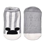 女の赤ちゃんの綿の靴下マウスヘッドフロアソックスグレー2-4歳