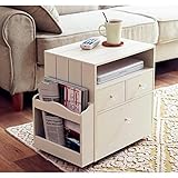 サイドテーブルワゴン　　アイボリー