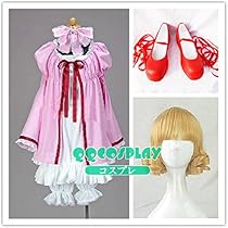 ローゼンメイデン 雛苺 コスプレ衣装 ウィッグ靴セット￼ ローゼンメイデン 風 洋装大正lolita 雛苺 ひないちご Kleine