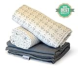 Receiving Blanket by Rench Babies - Muslin Swaddle Blankets for Boys & Girls by Rench Babies