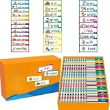 30 Read and Rhyme Flip Books – Word Families & ABC Vocabulary Flash Cards for Kids, Phonics Learning Games, Preschool & Kindergarten Early Reading Activities, Educational Toys for Ages 3-6