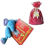 オリジナル絵本「ビッグパレード」×洗えるぬいぐるみ「ゾウ」のギフトセット 通常子供ラッピング