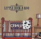 LITTLE BUCK A ROO ~ WALL DECAL, 12" X 30" by Best Priced Decals: CHILDREN [並行輸入品]