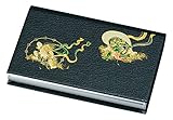 山中塗 風神雷神 雅 カードケース M16406-0