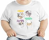 Hipster cats オーガニックベビーTシャツ 12 - 18 Months
