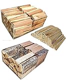 No39携帯焚火台用 初級者用薪3点セット 焚付け用薪+針葉樹の薪+広葉樹の薪 【産地】長野県...