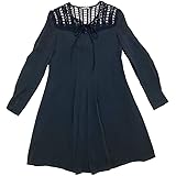 Amazon Co Jp ミュウミュウ Miumiu ビジュー シルクドレスワンピース 黒 42 Miu Miu 並行輸入品 ファッション