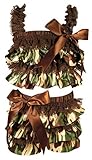 Stephan Baby Ruffled Flapper Top and Diaper Cover, Camo Print, 6-12 Months by Stephan Baby [並行輸入品]