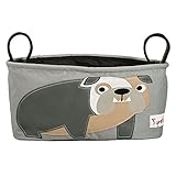スリースプラウツ 3sprouts ベビーカー用ミニバッグ Stroller Organizer　ブルドッグ