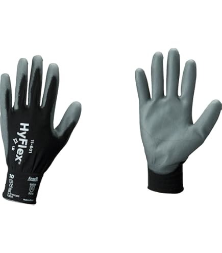 Amazon | Ansell 軽作業手袋 HyFlex 11-840 Lサイズ ニトリル 15ゲージ