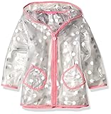 Joules Little Girls' Cloudy Clear Raincoat Dot 7 [並行輸入品]