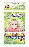 Mighty Clean Baby Disposable Placemats 24 Count (6 Packages of 4 Placemats) by Mighty Clean Baby [並行