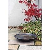 水鉢 信楽焼大型水鉢いぶし Lサイズ