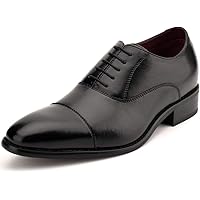 [KIXSTAR] ビジネスシューズ シークレットシューズ メンズ 本革 革靴 6cmUP 3E 内羽根 紳士靴 ロング…