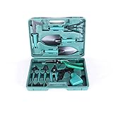 ガーデニングツールセット　ガーデニングツールバック　多用途組み合わせセット　剪定 ばさみ　熊手スコップ　ハンドシャベル　１０点セット　作業工具　Moobom