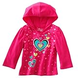 Jumping BeansベビーガールズGlitteryグラフィックフード付きトップ カラー: ピンク