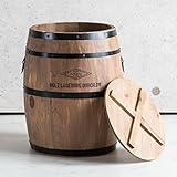 【スツール おしゃれ】 樽スツール 『座れる＋収納＋おしゃれ』なアイテム 39.5cm高 天然木使用 木製 レトロ Lサイズ