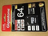 Gigastone Japan MicroSDXC Memory Card Class 10 64GB GJMX/64U