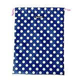 ハンナフラ(Hanna Hula) 消臭巾着 Lサイズ ポルカネイビー