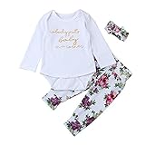 (プタス)Putars ベビー服 子供服 ロンパース 上下セット 女の子 長袖 花柄 帽子付き 可愛い 秋 冬 新生児 歩行服 出産お祝い 記念日 プレゼント 0-24ヶ月