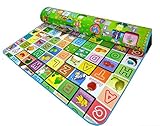 リバーシブルキッズアクティビティマットベビーCare Play Mat – Foam Floorジム – 非毒性ノンスリップリバーシブル防水