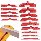 Generic テーブルソーハイトゲージ ハイトゲージブロック,調整可能な精密セットアップバー - 高さ・奥行き・角度測定器 木工用測定具 