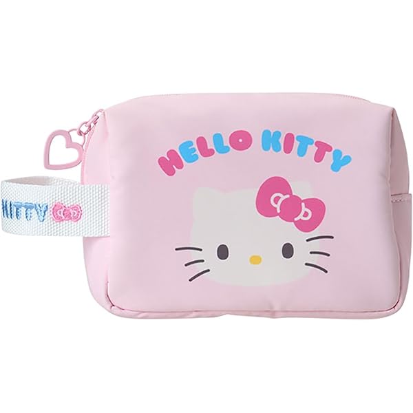 FEILER ハローキティ ポーチ 中型 ピンク FEILER ハローキティ ポーチ 中型 ピンク