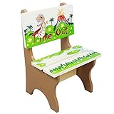 Fantasy Fields - Dinosaur Kingdom Thematic Kids Time Out Chair | Imagination Inspiring Hand Painted 