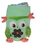 Premium Soft Green Roll Up Owl Child's Blanket by Clever Creations