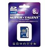SuperTalent SDカード 8GB CLASS10 ST08SDC10