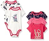 (ジューシー・クチュール) Juicy Couture 女の子用ベビー半袖ボディスーツ 5枚セット US サイズ: 0-3 Months