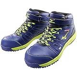 ミズノ　安全靴　（MIZUNO）オールマイティミッドカット　C1GA1702　14ネイビー　28.0cm