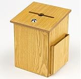 器具Displays Large Charity /コレクション/提案ボックスwithロックトップ1040 – 8511 Mo