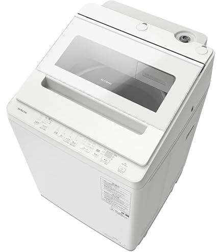 Amazon.co.jp: 日立 全自動洗濯機 ビートウォッシュ 8kg ホワイト BW 