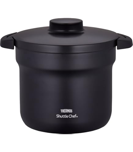 Amazon｜THERMOS 真空保温調理器 シャトルシェフ ブラック KPS-8000 BK 
