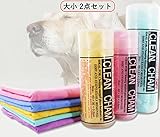 PET LALA(ペットララ) ペット用 犬用 超吸水タオル 吸水性 抜群 大小2枚セット