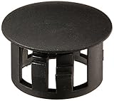 uxcell ホールプラグ　ロック穴プラグ　穴カバー　プラスチック　ブラック　 14x 17 x 10mm　11g　15個