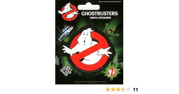 Amazon Ghostbusters ゴーストバスターズ ステッカー 大 小 5ケ入り アイドル 芸能人グッズ 通販