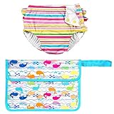 i play. SWIMWEAR ユニセックス・ベビー US サイズ: Medium 6-12M 18-24 Lbs. カラー: ピンク