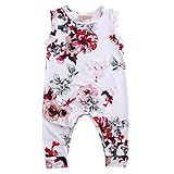 ベビー　子供服　女の子　ロンパース　可愛い　花柄　超柔らかい　キッズ服　新生児　カバーオール　赤ちゃん服　出産祝い　普段着　 プレゼント　0～24ヶ月 (80, C)
