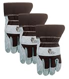 MidWest Gloves and Gear Midwest Gloves and Gear 7769P03-L-AZ-6 Men's Suede Cowhide Work Glove, Large