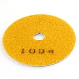 15x100x4mm 100グリットイエローグレーストーンポリッシャーダイヤモンド研磨パッド