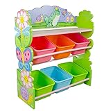 Fantasy Fields - Magic Garden Thematic Kids Wooden Toy Organizer with Storage Bins [並行輸入品]