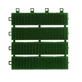 ミヅシマ工業　リフレッシュマット　本体　150×150×15ｍｍ　1ケース（80ピース入）　グリーン　●420-0300 グリーン